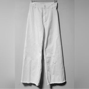 Zara Marine Straight White Pants